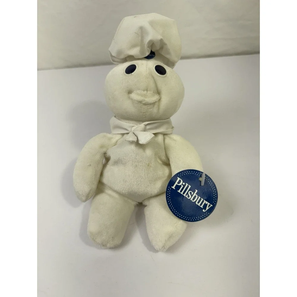 Vintage 1997 Pillsbury Doughboy Plush Bean Bag Stuffed‎ 9